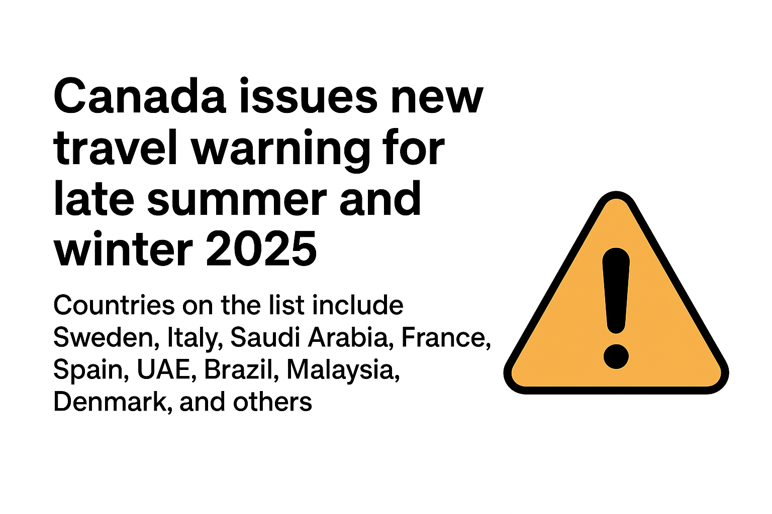 “Safety concerns for tourists in Sweden – updated Canada travel advisory” “France travel advisory 2025 – terrorism risk and Vigipirate plan” Tourist safety in Rome, Milan, and Florence – updated advisory”